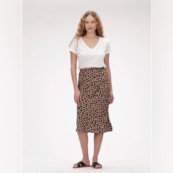 GAP Leopard Print A-Line Midi Skirt – Size Small – Excellent Condition - Picture 6 of 6